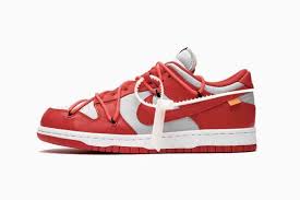 Off White X Nike Sb Dunk Low University Red Nike Dunks Nike Dunk Low Nike Sb Dunks
