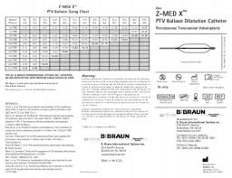 Instructions For Use Z Med Ptv B Braun Interventional Systems