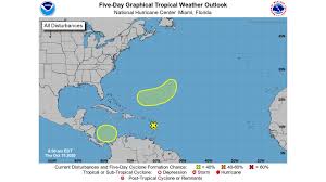 3:00 am mdt sun aug 8 location: Nhc Monitors Three Weather Systems Loop Trinidad Tobago