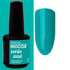 Serviço de aplicação de unhas de gel e gelinho/verniz gel, a preços. Inocos Verniz Gel Verao Azul Inocos Cosmetica Click