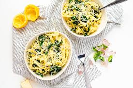 You don't even taste the coconut. Parmesan Kale Noodles Happy Veggie Kitchen