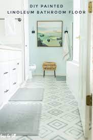 Maybe you would like to learn more about one of these? Diy Painted Linoleum Bathroom Floor House By Hoff