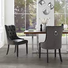 Home design ideas > chair > upholstered dining room chairs with nailhead trim. Tufted Dining Chair With Nailhead Trim Off 62