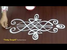 How To Draw Simple Border Rangoli Designs Esay And Unique Border Kolam Border Muggulu 399 Yo Rangoli Designs Rangoli Border Designs Free Hand Rangoli Design
