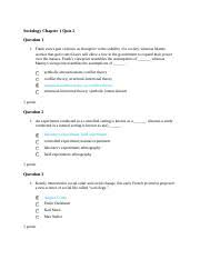 Sociology's tie to social sciences. Sociology Chapter 1 Quiz Sociology Chapter 1 Quiz Question 1 1 George Herbert Mead Believed That To Understand Human Behavior We Need To Consider The Course Hero