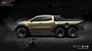 Interior mercedes pickup 6x6 mercedes pickup amg mercedes factory pickup mercedes airport pick up. Mercedes Benz X Klasse Exy 6x6 Von Carlex Design Der Pure Pickup Irrsinn