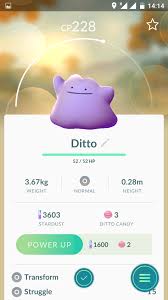 Who Today Caught Ditto Pokemon Go Wiki Gamepress