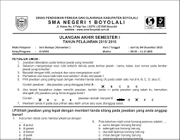 Ilmu yang mempelajari ekosistem adalah Soal Uas Karawitan 2015