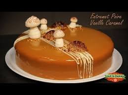 Entremets Poire Vanille Caramel Biscuit Poire Amande Gelee De Poires Cremeux Caramel Et Mousse V Gateau Poire Caramel Gateau Au Poire Poire Au Chocolat