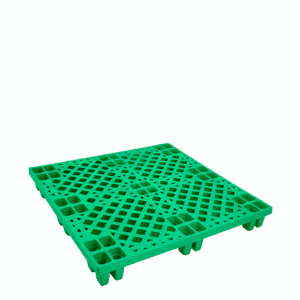 JUAL PALLET PLASTIK BARU GREEN LEAF 2604 UKURAN 110x110x14 CM
