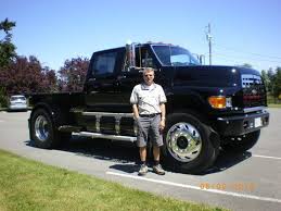 Custom Built Ford F800 Rv Hauler By Joe Vowles Victoria B C Canada Customised Trucks Big Trucks Ford Trucks