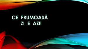 Do you know what today is, mendel? Ce Frumoasa Zi E Azi Youtube