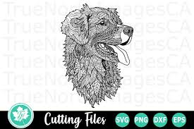 160+ free vector illustrations & animations. Zentangle Golden Retriever An Animal Svg Cut File 199808 Cut Files Design Bundles