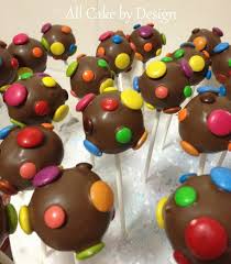 Smarties Cake Pops By Megan S Cakes By Design Qld Www Cakeappreciationsociety Com Popcakes Cake Pops Kuchen Rezepte