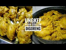 Hidangan ayam ungkep yang digoreng atau dibakar selalu jadi favorit. Resep Ayam Ungkep Ayam Goreng Empuk Gurih Dan Bumbu Meresap Youtube