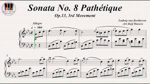Beethoven for piano thursday, october 22, 2009. Sonata No 8 Pathetique Op 13 3rd Movement Ludwig Van Beethoven Piano Youtube
