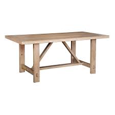 Each piece is uniquely different from one another with natural variations and a handcrafted process. Massena Natural Wood Dining Table 72 At Home
