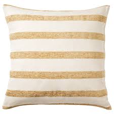 Knipparv Cushion Natural Golden Yellow Stripe Ikea Cushions Ikea Striped Cushions Cushions
