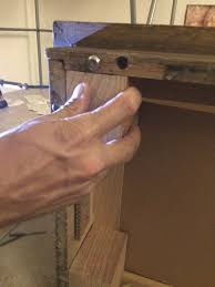 Nightstand shaped around a brilliant piece of wood. How To Add Legs To Furniture Thirty Eighth Street