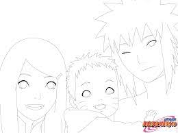 Printable minato namikaze coloring page. Kuchina Uzumaki Naruto Uzumaki And Minato Namikaze By Alexpetrow On Deviantart