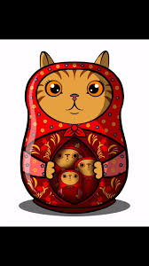 #illustration #digitalillustration #cat #matroshka #catroshka #procreate