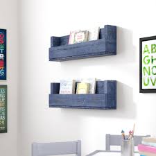 Rounding out the design, four manufactured wood shelves with laminate veneers in a reclaimed wood finish provide perfect platforms for displaying everything with a farmhouse style for a rustic, industrial appearance to your home, add in your entryway, hallway, bedroom. Baby Kids Bookcases And Bookshelves You Ll Love In 2021 Wayfair