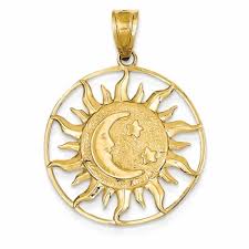 How did you do it? 14k Sun Moon And Stars Pendant Only 179 00 Gold Pendants