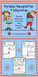 Free Editable Newsletter Templates In A Holiday Theme Preschool Newsletter Templates Preschool Newsletter Newsletter Templates