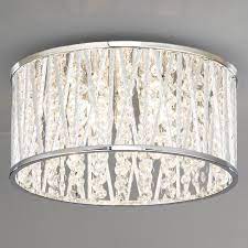 Of these light sources, ceiling lighting is the lighting system in theory, a ceiling light fixture can be a bare light bulb in an unfinished basement or attic or an ornate crystal chandelier. Drum Ceiling Light With Crystals Bedroom Ceiling Light Low Ceiling Lighting Ceiling Lights