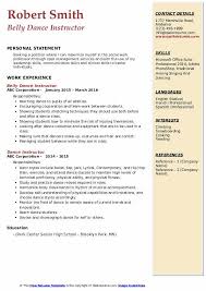 Engage and persuade today's listeners. Dance Instructor Resume Samples Qwikresume