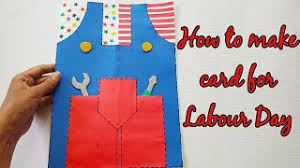 The trend of making handmade cards has increased in the usa. Labour Day Card How To Make For Labour Day Card Card Making Happy Labour Day Easy Craft Youtube