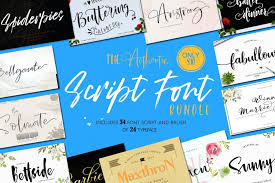 Magnolia script font you can use in the design of the logo, wedding invitations, and many other jobs, and especially it's free, you can use it for commercial purposes and personal. The Authentic Script Font Bundle 284120 Brush Font Bundles