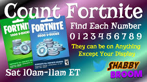 Enjoy a vbuck unique and secure experience without problems or banning your account. Shabbybroom On Twitter Go First 10 Players Win 1 000 V Bucks That Show Numbers 0 Through 9 In Five Screenshots Or Less Anywhere In Fortnite Battle Labs Win 2 800 Vbucks If You Use