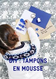 Diy Tampons En Mousse Idees Cadeaux Tampons Diy