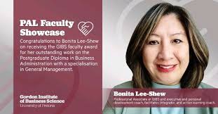 Congratulations Bonita Lee-Shew, this is a massive achievement!