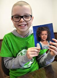Youngster's death inspires sister to donate hair for children cancer  research