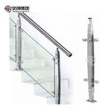 Metal railing is a worthwhile investment for your outdoor living space since it will retain its stylish appearance and structural integrity for years to come. China Steel Handrail Post Stainless Steel Stair Railing Systems China Stair Railing Ss Glass Railing System