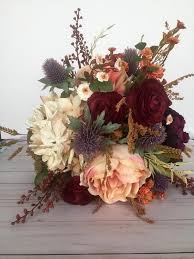 Fall Wedding Bouquet Silk Wedding Bouquet Rustic Bridal Etsy Rustic Bridal Bouquets Silk Wedding Bouquets Fall Wedding Bouquets