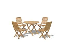 Suffolk 4 Seater Folding Table And Chairs Set