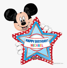 Michael (footballer, born 1999) / date of birth Mickey Mouse Birthday Michael Clipart Png Download Happy Birthday Michael Mickey Mouse Transparent Png Kindpng
