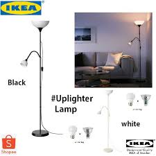 Ikea ingared table lamp & shade with led bulb. Ikea Not Floor Uplighter Reading Lamp Lampu Lantai Black White Shopee Malaysia