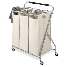 Shop for laundry canvas bag sorter online at target. Whitmor Easy Lift 3 Bag Triple Laundry Sorter Target