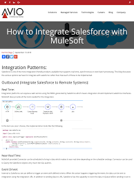 How To Integrate Salesforce With Mulesoft Bpi The Destination For Everything Process Related