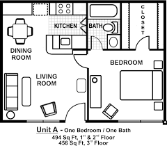 We hope you can make similar like them. Small 1 Bedroom Apartment Floor Plan Novocom Top