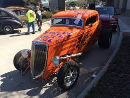 Orange And Purple Flame Roadster Purple Flame Car Show Monster Trucks