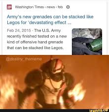 Shaxx s love of grenades has been enshrined in destiny lore since house of wolves. M Washington Times News Feb O Army S New Grenades Can Be Stacked Like Legos For Devastating Effect Feb 24 2015 The U S Army Recently Finished Tested On Destiny Comic Destiny Game Destiny Bungie