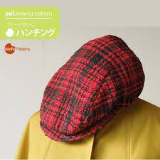 ソーイング無料レシピ パターン 型紙 帽子 ハンチング帽 waffle patterns free sewing sewing sewing patterns
