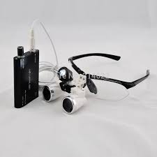 3 5x320mm Dentist Dental Surgical Medical Binocular Loupes 3 5x 320mm Optical Glass Loupe Portable Black Led Head Light Lamp Portable Led Lamp Light Dental