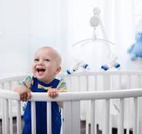Amazon.com : GlikCeil Wooden Baby Crib Mobile Arm 27.17 Inches Cloud Design  Adjustable Baby Mobile Hanger for Crib Cot Bed Bassinet Wind Chimes Bed ...