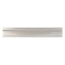 Get free shipping on qualified metal chair rail & wall trim or buy online pick up in store today in the building materials department. In Style Chair Rail 2x12 Brushed Nickel Niche Tiles Metal Mosaic Subway Tile Designed In Atlanta Ga